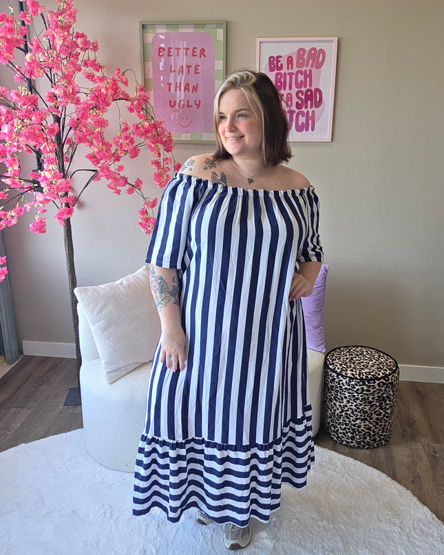 Pretty Off-Shoulder Dress (In 2 kleuren)