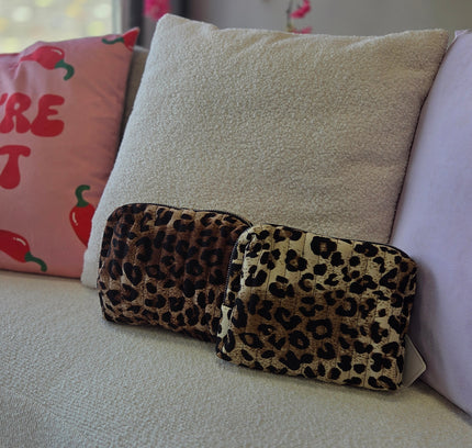 Leopard Toilet bags (In 2 kleuren)