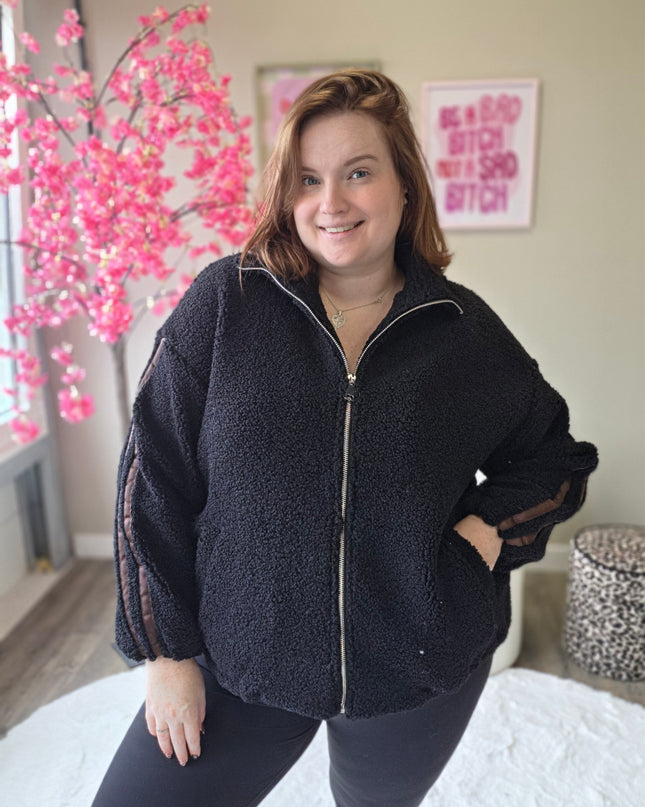 Sporty Teddy Jackets (In 3 kleuren)
