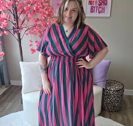 Magic Stripe Dress (In 4 kleuren)