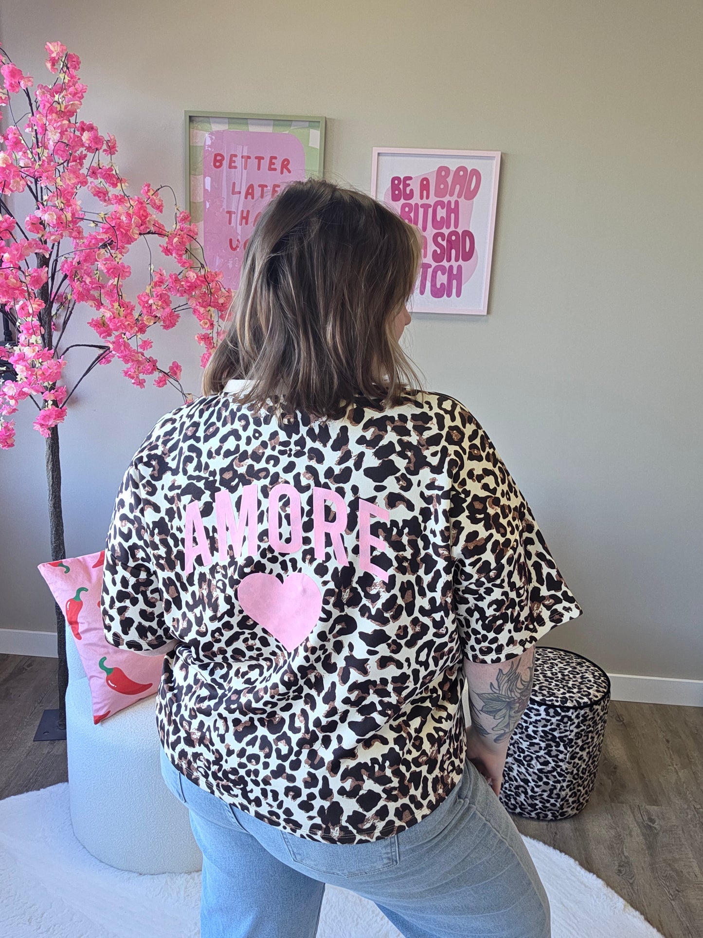 Leopard MOOIJ Tee's (In 3 kleuren)