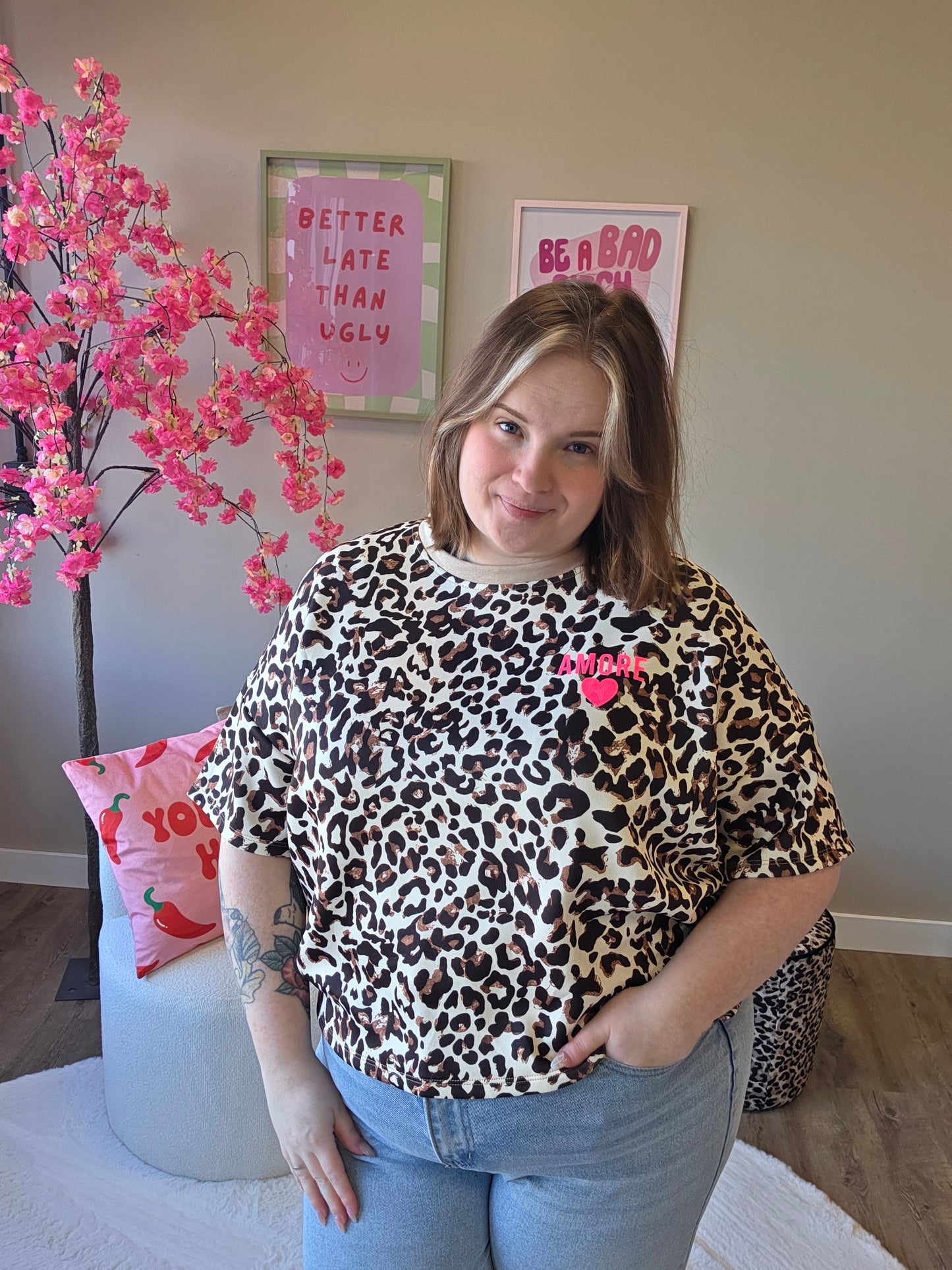 Leopard MOOIJ Tee's (In 3 kleuren)