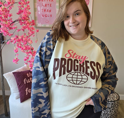 Stay Progress Sweaters (in 5 kleuren)