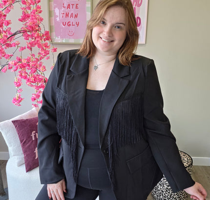 Franje Blazer (In 3 kleuren)