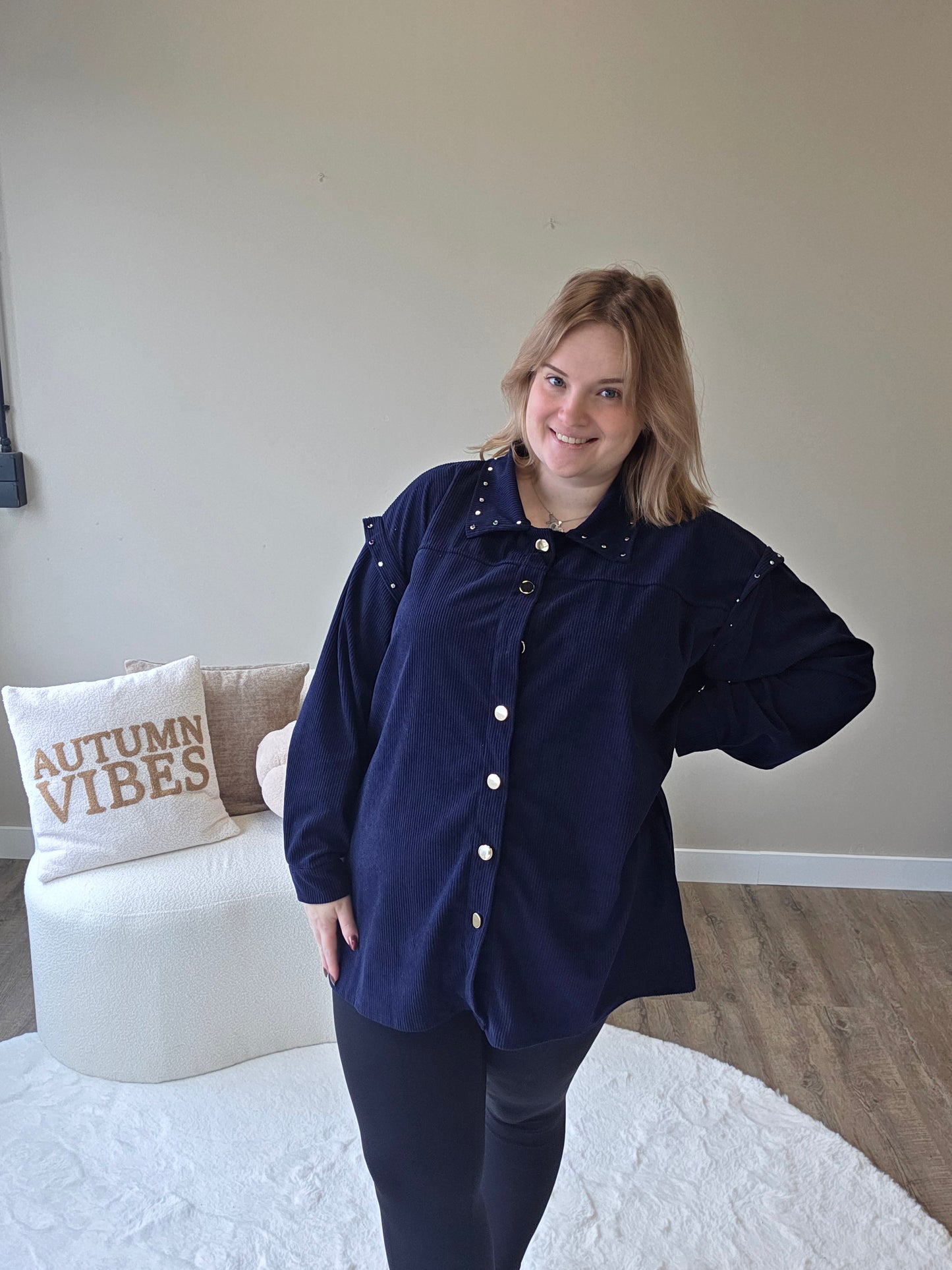 Studs Blouse (In 3 kleuren)