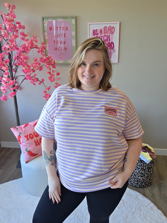 Amour Paris Tee's (In 4 kleuren)