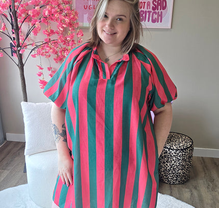 Stripe Pofmouw Jurkjes (in 5 kleuren)
