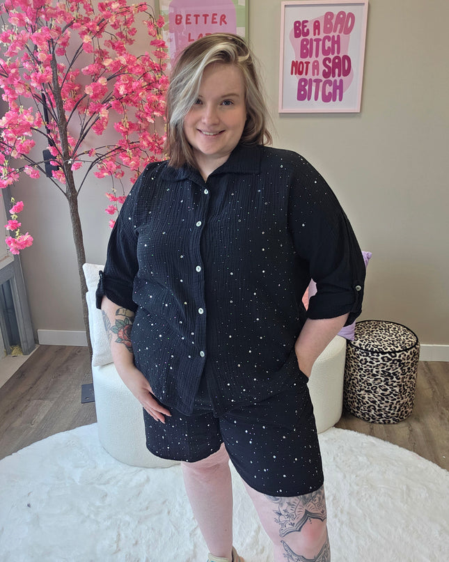 Katoenen Glitter Sets (In 3 kleuren)