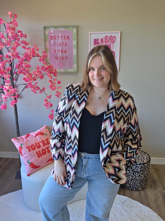 Aurelie Zigzag Blazer (In 3 kleuren)