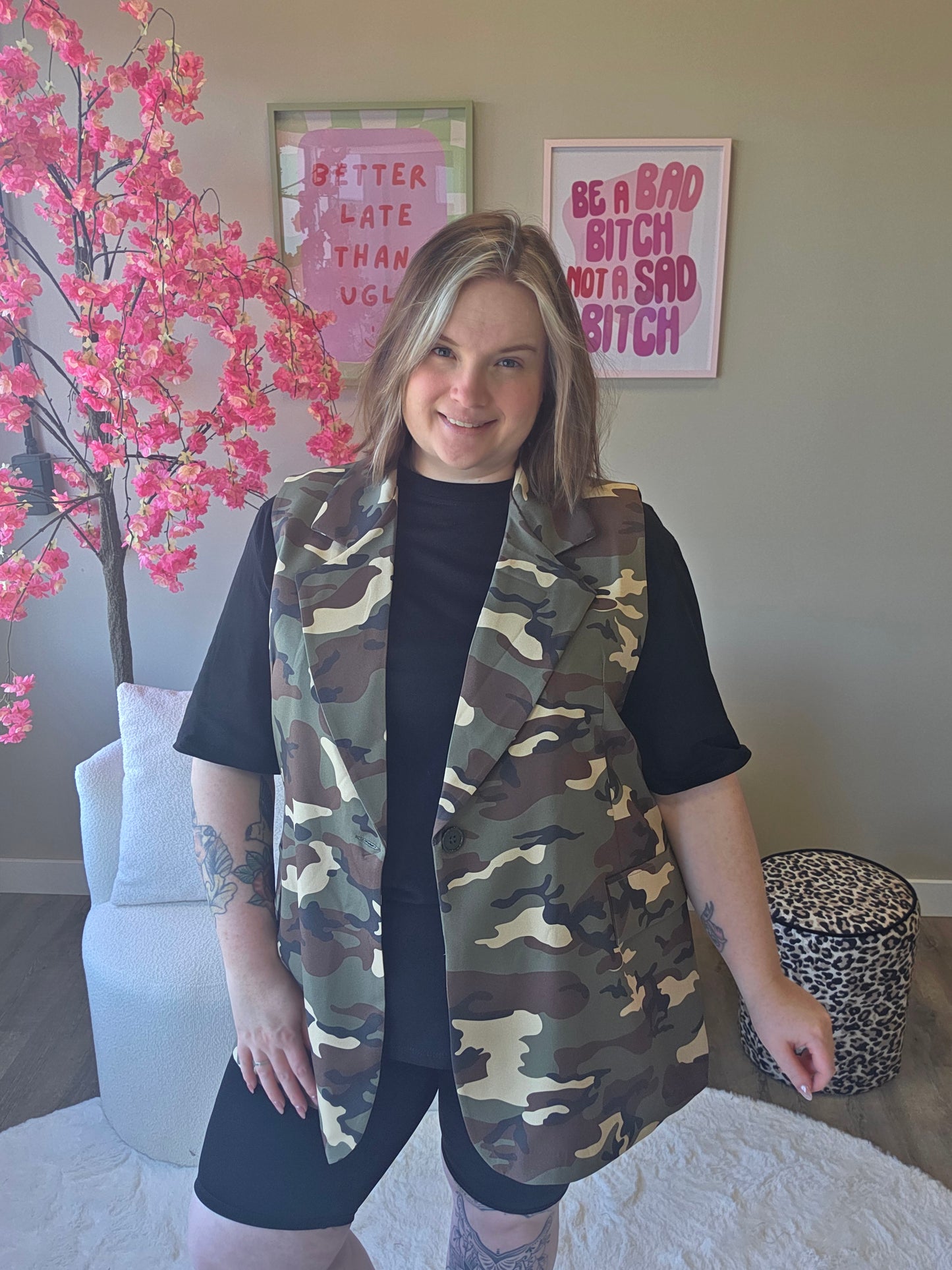 Camo Gilet