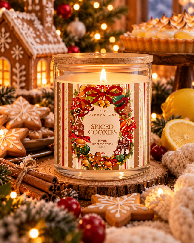 Spiced cookies candle