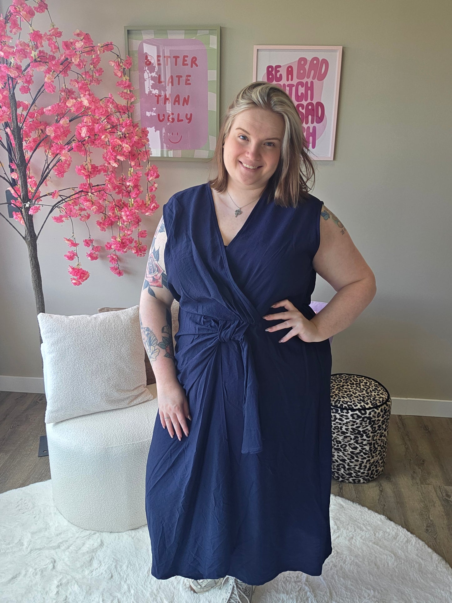 Knot Dress (In 3 kleuren)