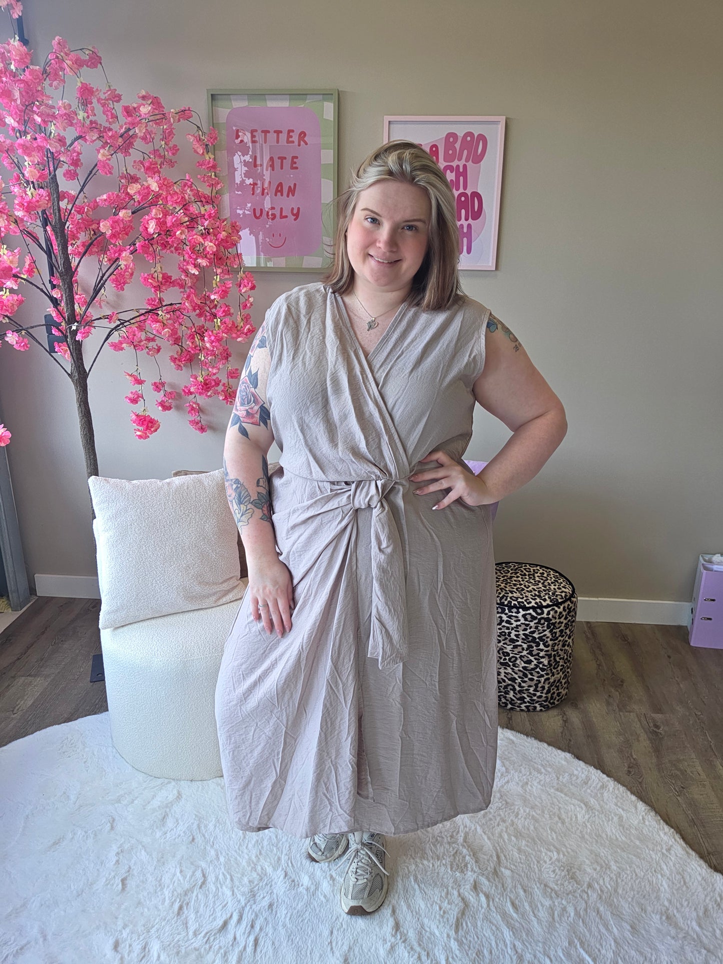 Knot Dress (In 3 kleuren)