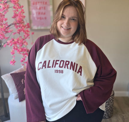 California 1998 longsleeve sweater (In 4 kleuren)