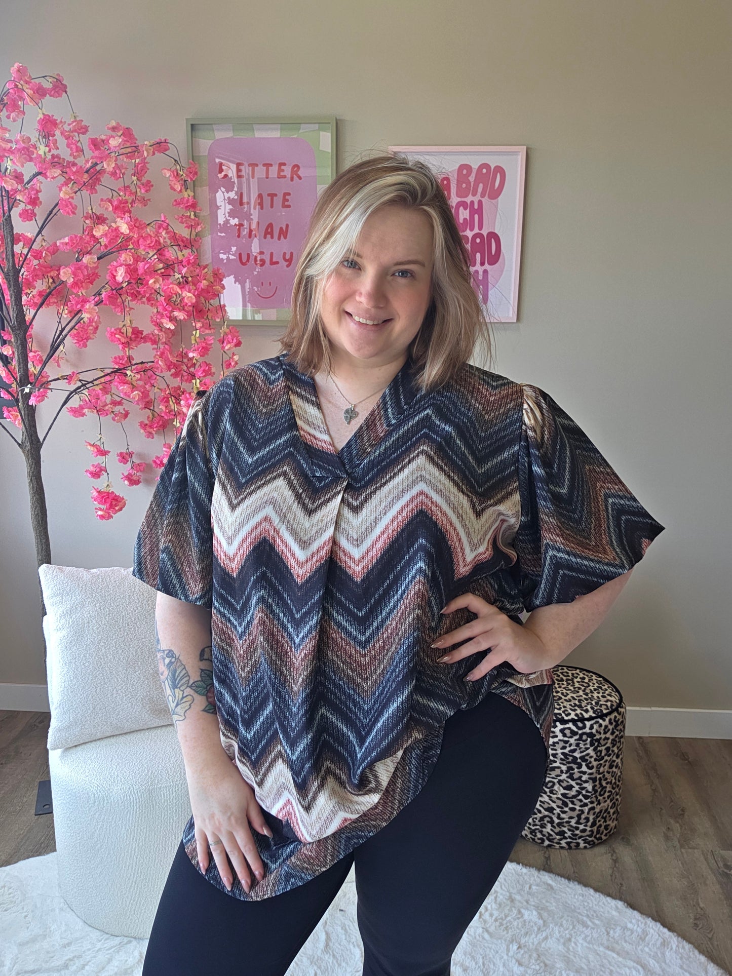 Zigzag Tops (In 3 kleuren)