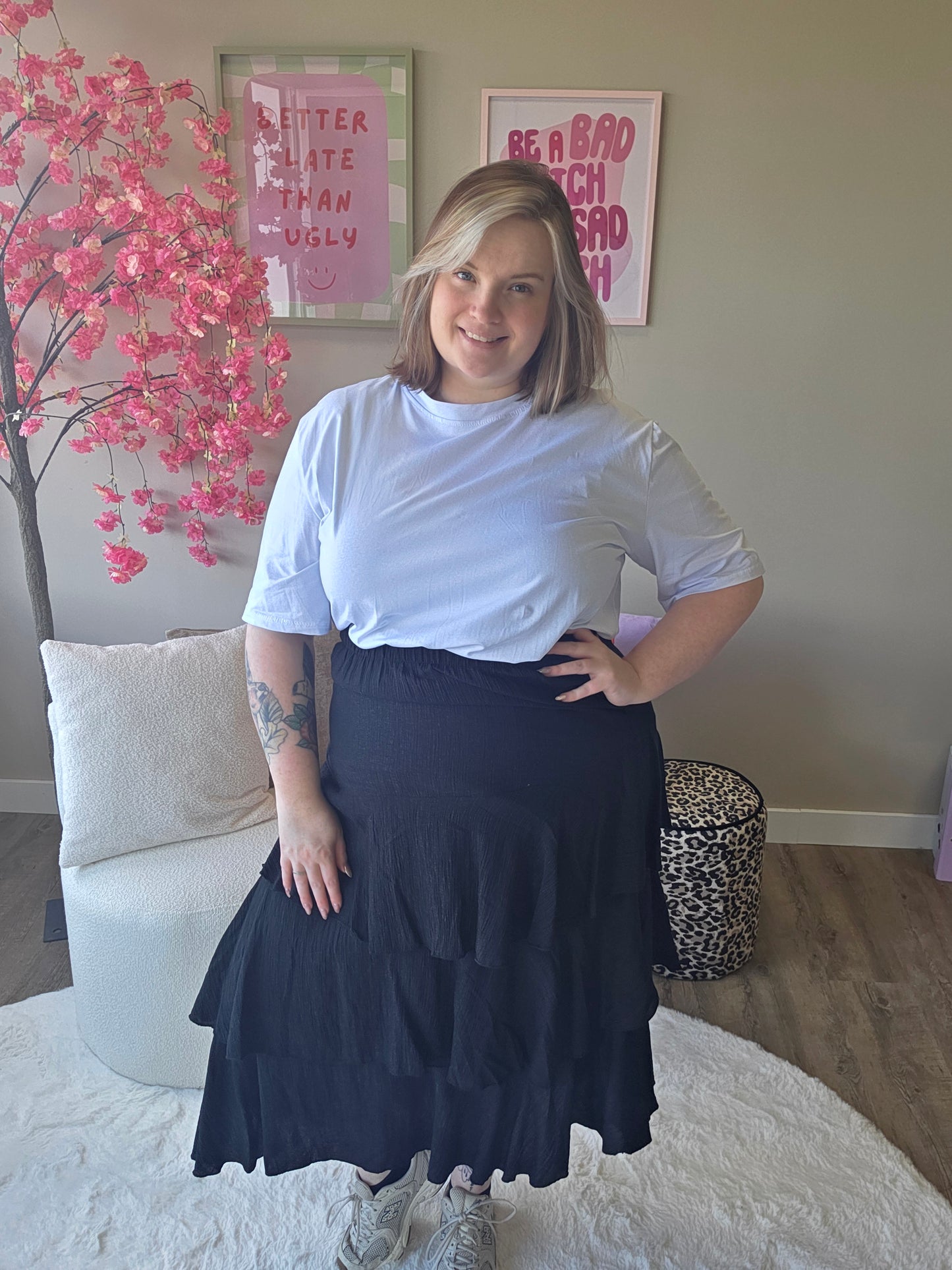 Shimmer Rok (In 4 kleuren)