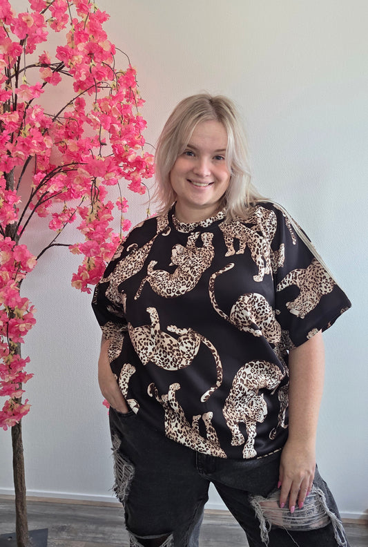Leopard Tee (In 3 kleuren)