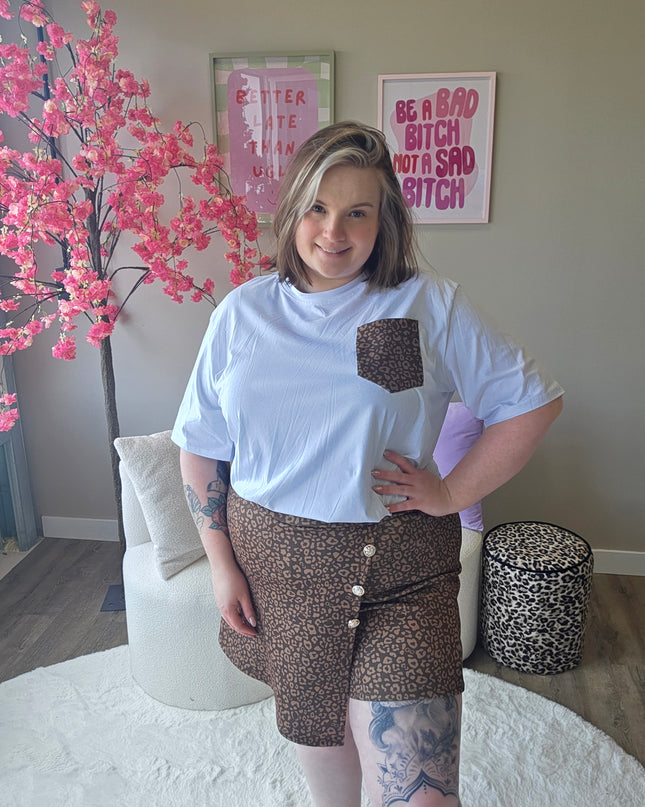 Panter Skort Setjes  (In 4 kleuren)
