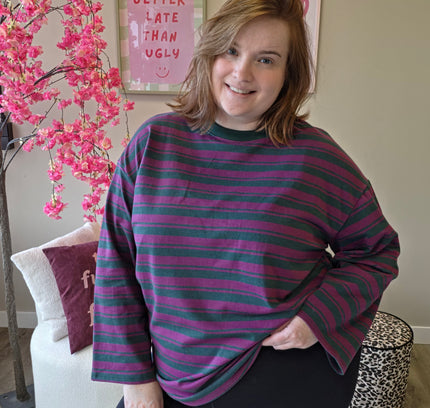 Thick Striped Longsleeve (In 3 kleuren)