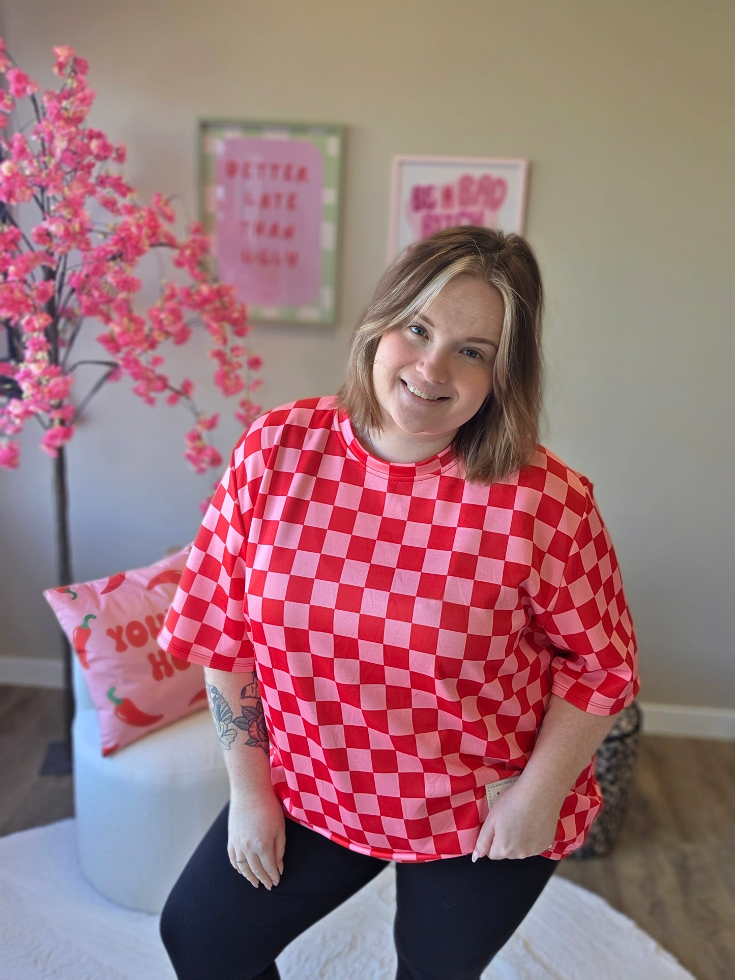 Blokjes Tee's (In 3 kleuren)