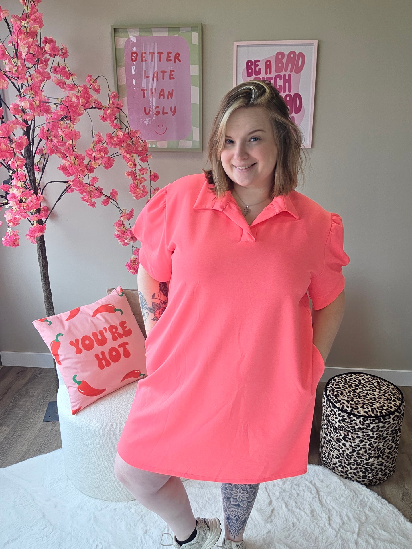 Polo Jurkjes Met V-hals (In 3 kleuren)