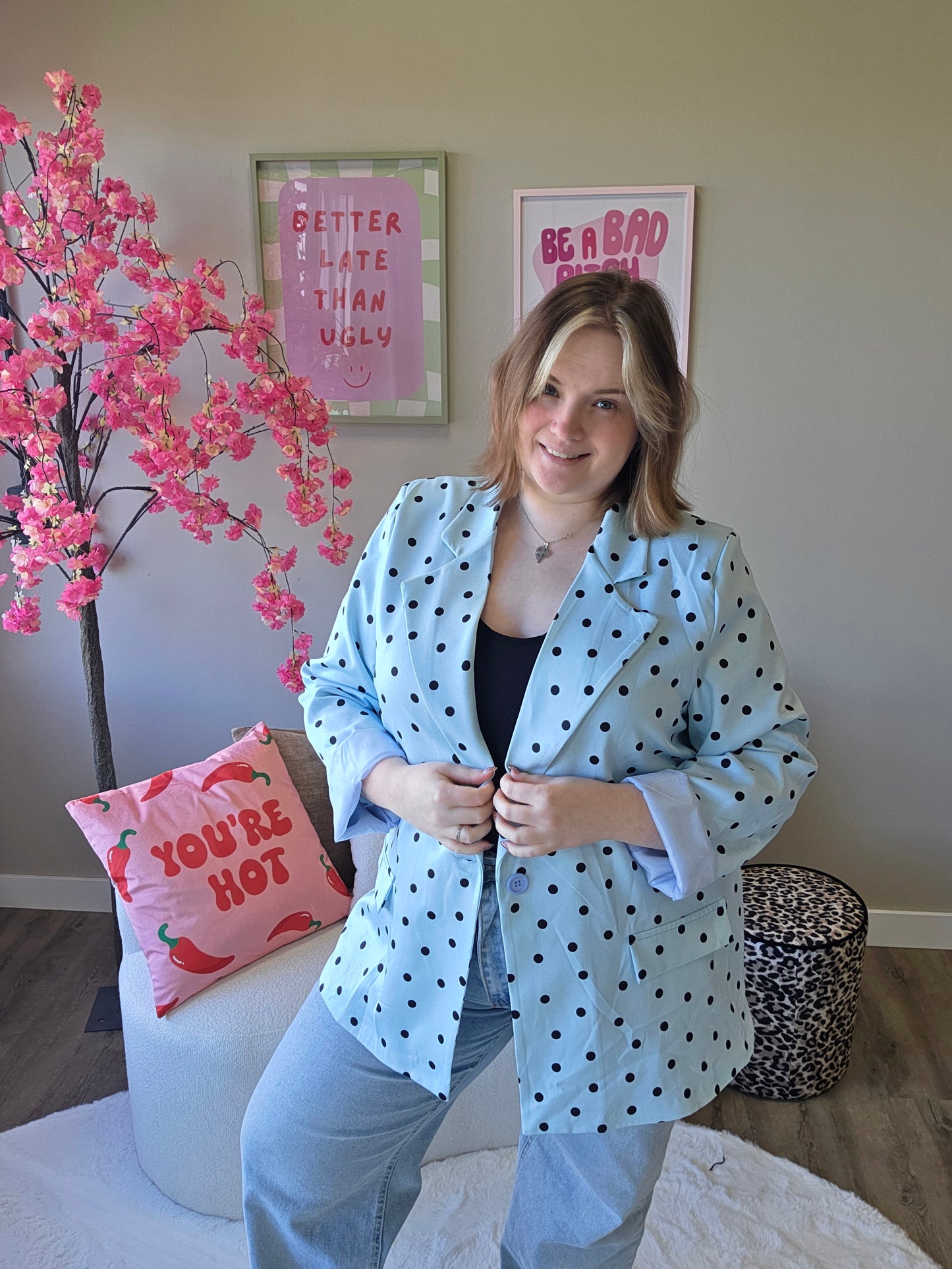 Dot Blazer (In 3 kleuren)
