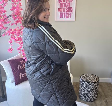 Lange Sporty Puffer (In 3 kleuren)