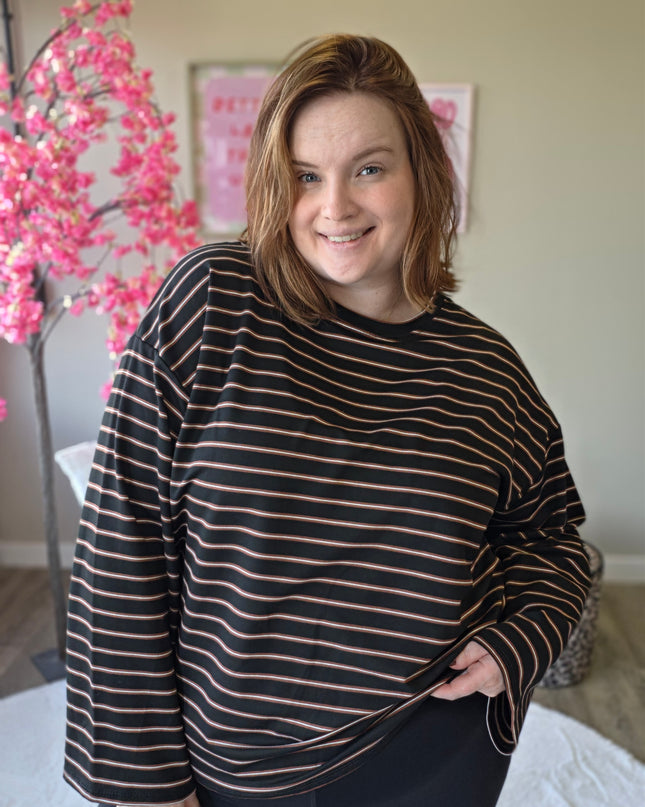 Small Striped Longsleeves (in 7 kleuren)