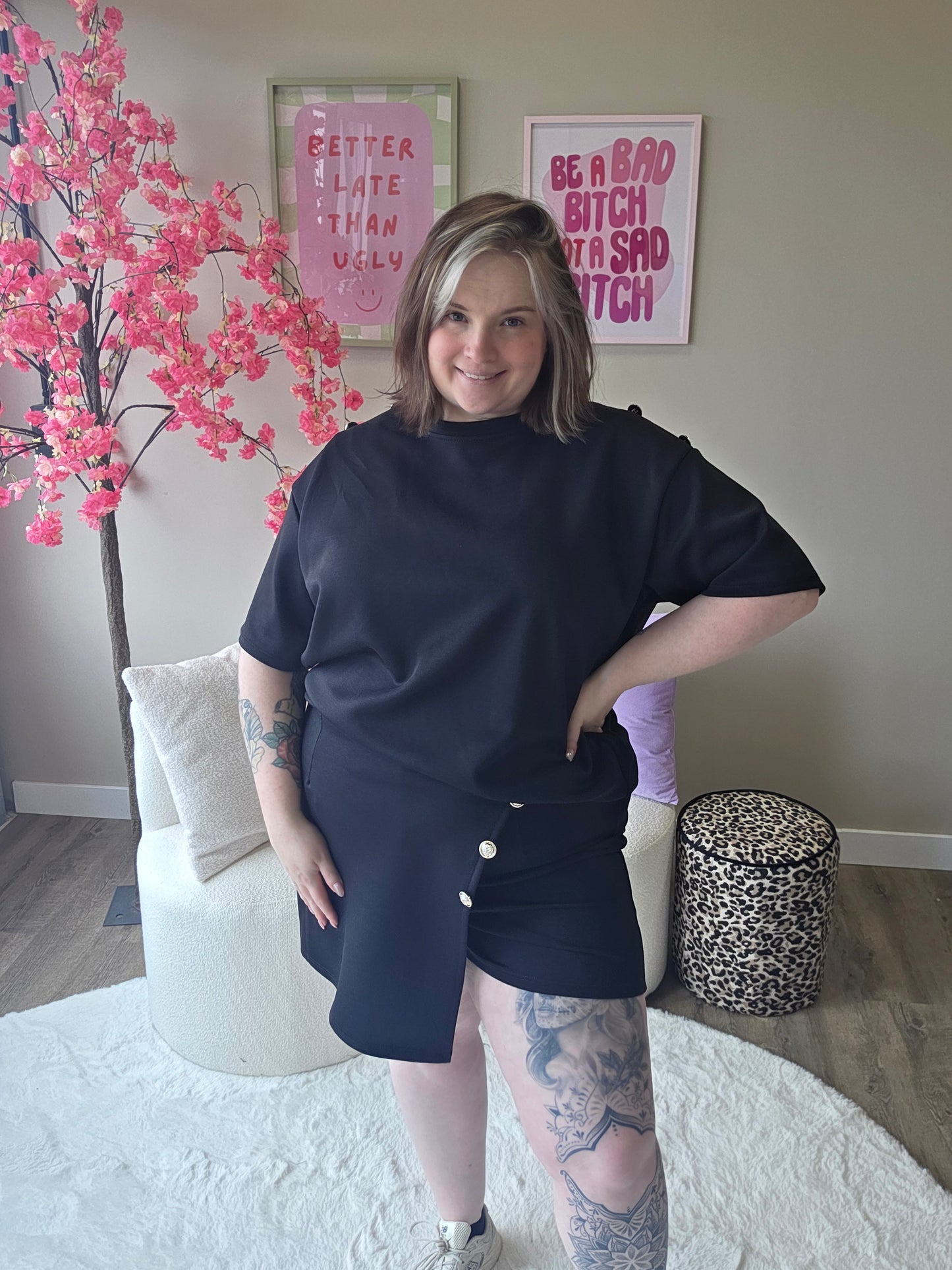Basic Skort Setjes (In 3 kleuren)