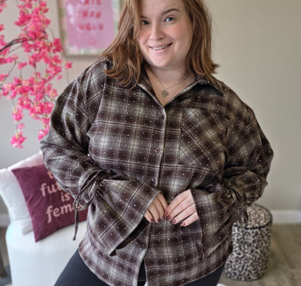 Glitter Ruitblouse Flair (In 3 kleuren)