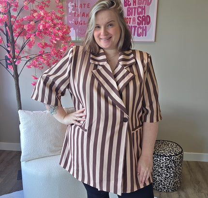 Nikki Stripe Blazer (In 2 kleuren)