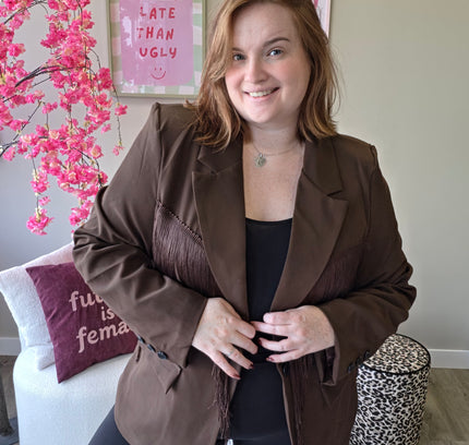 Franje Blazer (In 3 kleuren)