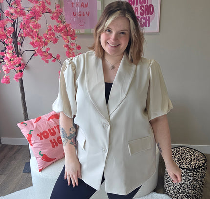 Blazer Met Pofmouw (In 3 kleuren)