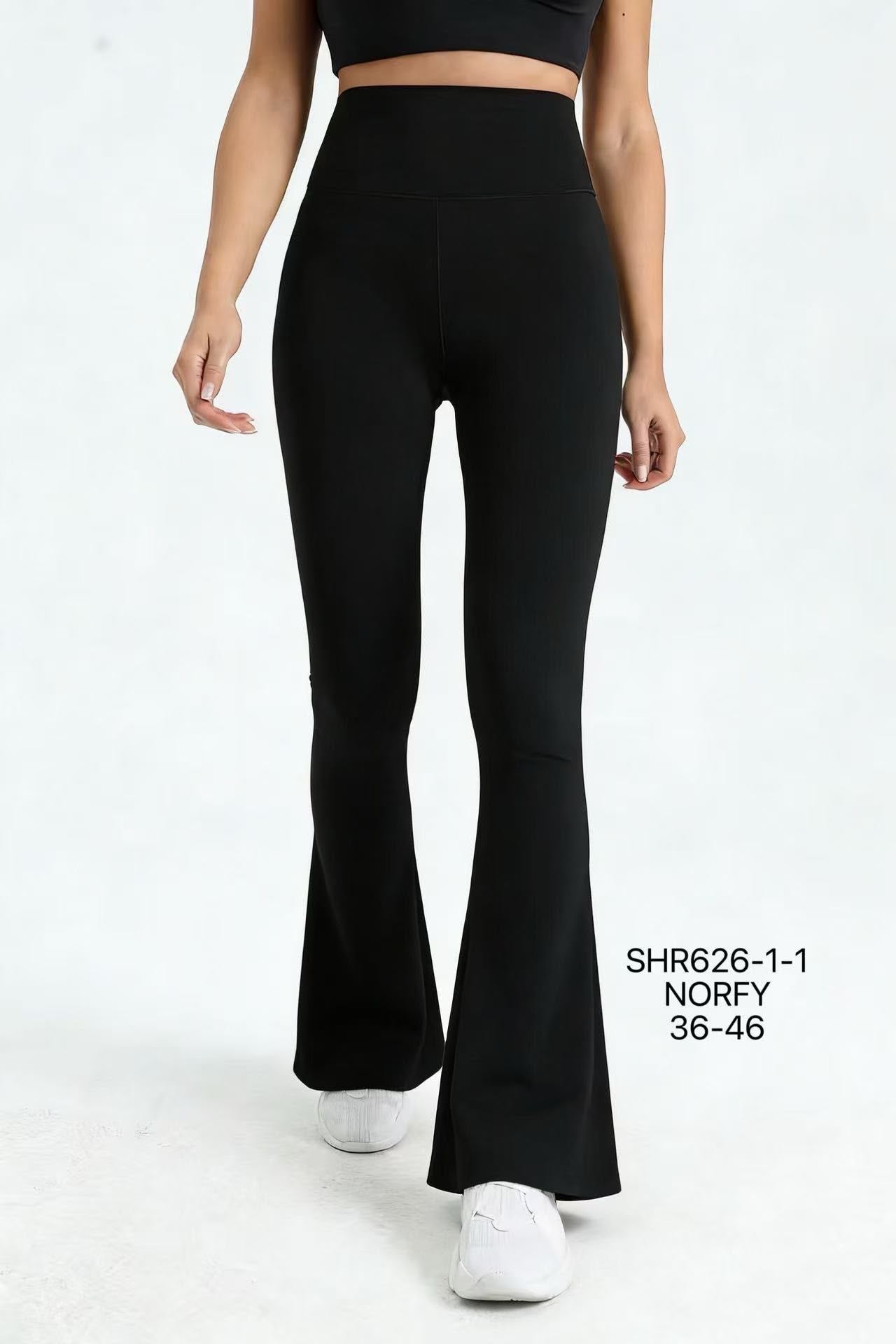 Norfy Sportleggings Schwarz