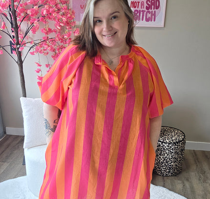 Stripe Pofmouw Jurkjes (in 5 kleuren)