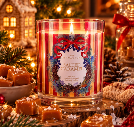 Salted caramel candle