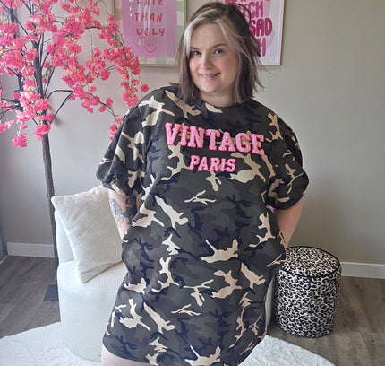 Vintage Camo Dress