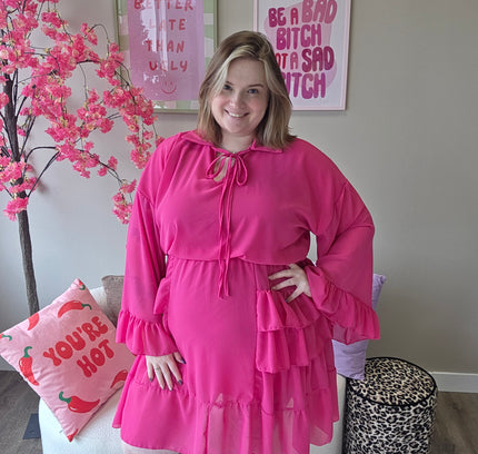 Ruffle Dress (In 3 kleuren)