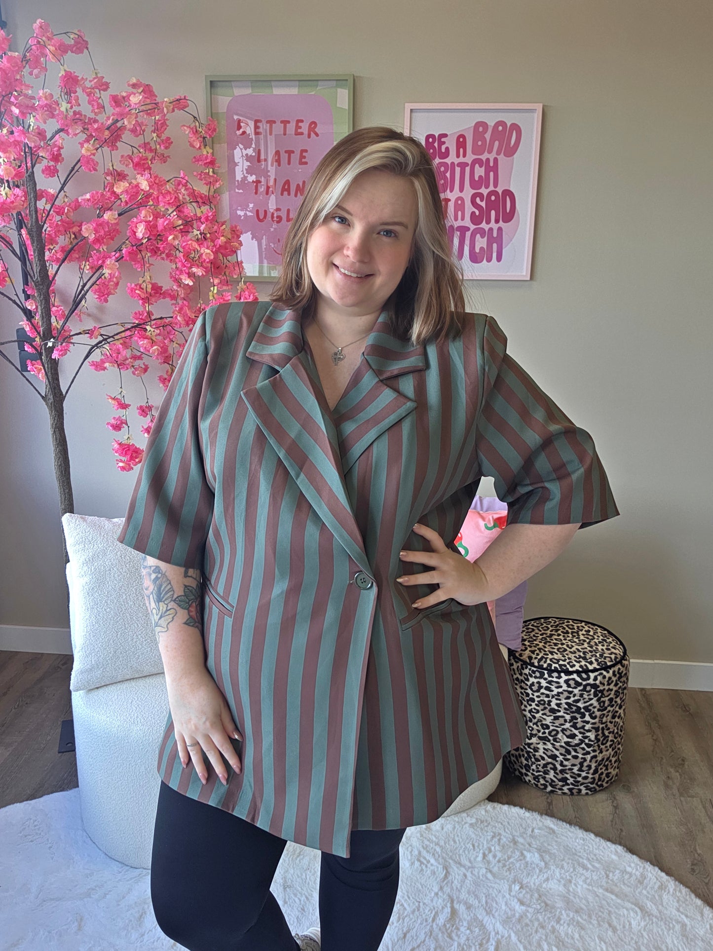 Nikki Stripe Blazer (In 2 kleuren)