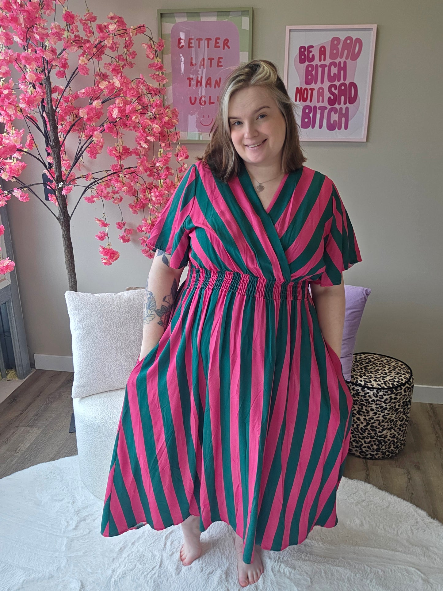Magic Stripe Dress (In 4 kleuren)