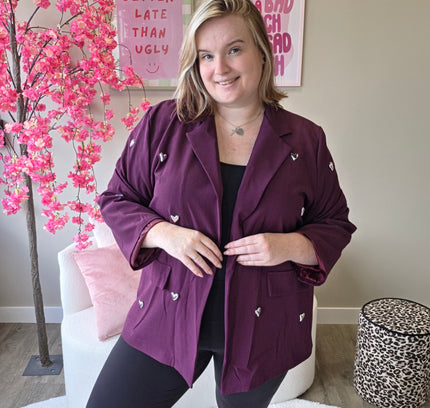 Hartjes Blazer (In 3 kleuren)