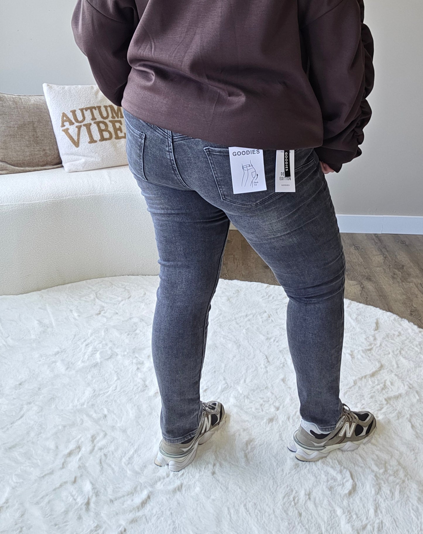 Goodies Skinny Jeans Grey | DJ2679