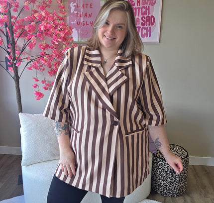 Nikki Stripe Blazer (In 2 kleuren)