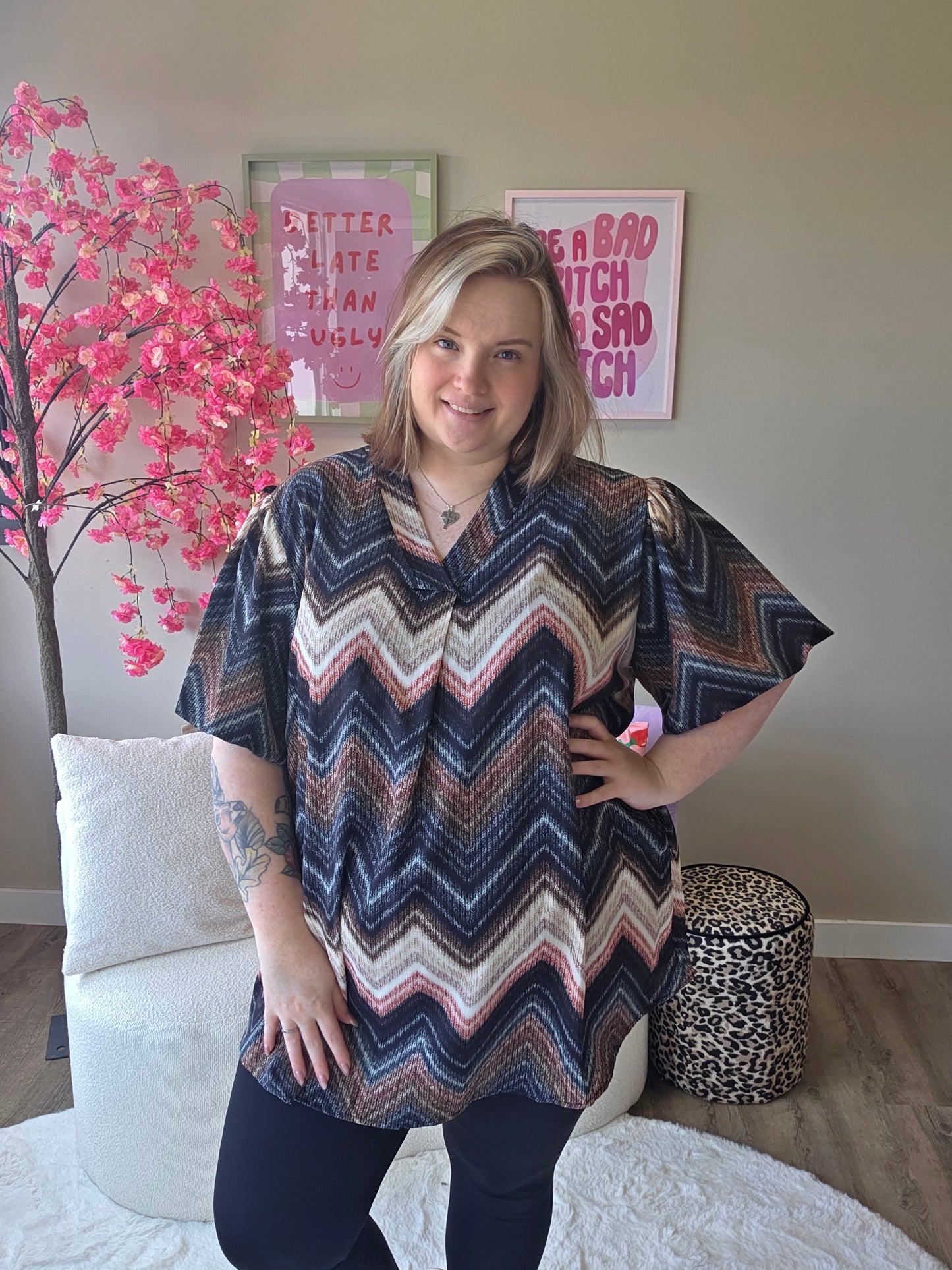 Zigzag Tops (In 3 kleuren)