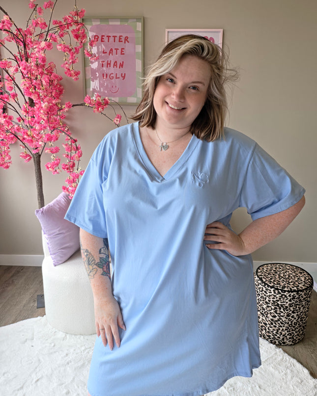 NC Pyjama Jurk Sky Blue