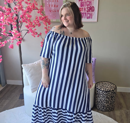 Pretty Off-Shoulder Dress (In 2 kleuren)