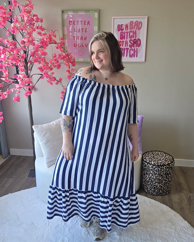 Pretty Off-Shoulder Dress (In 2 kleuren)