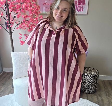 Stripe Pofmouw Jurkjes (in 5 kleuren)