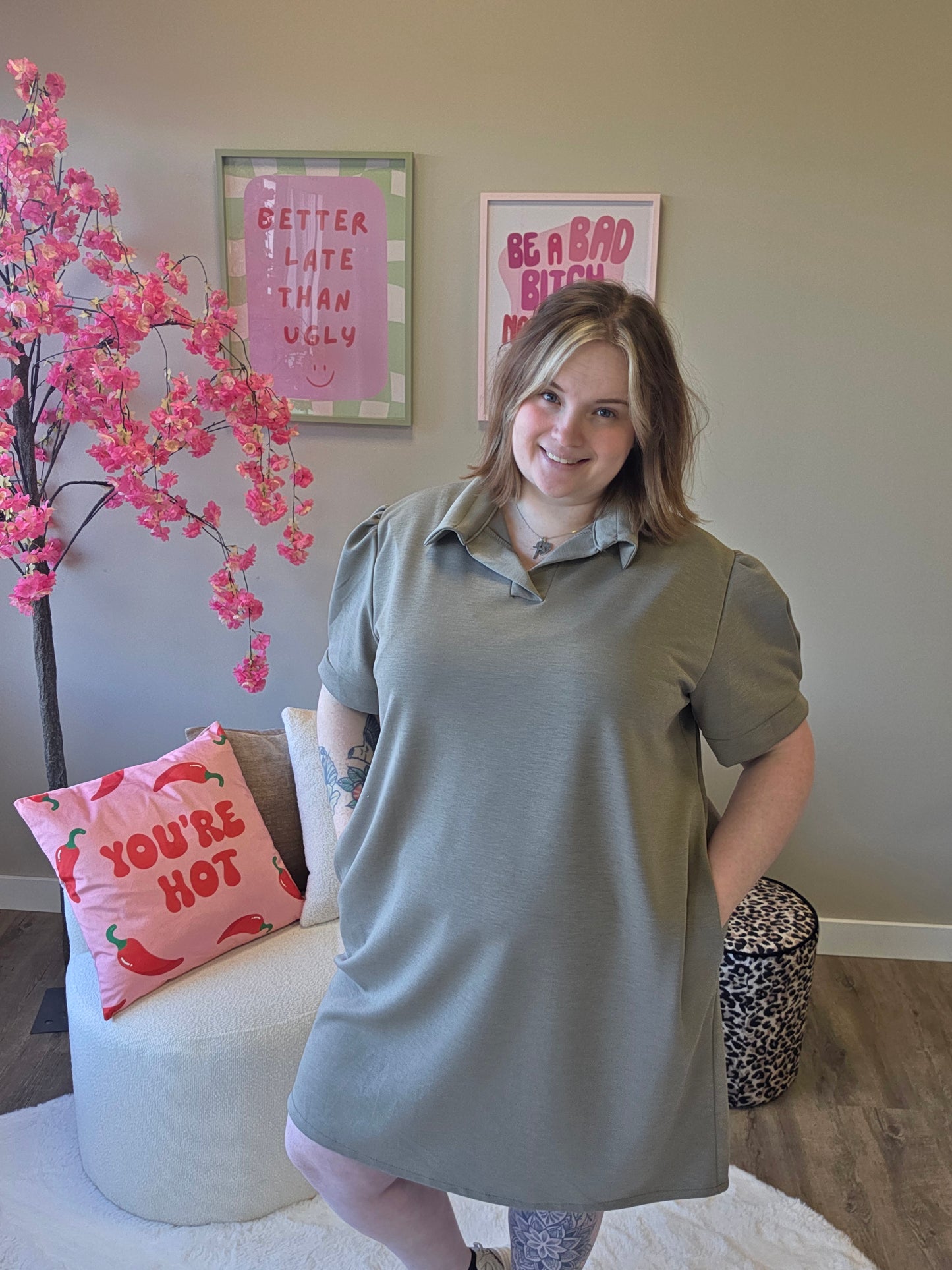 Polo Jurkjes Met V-hals (In 3 kleuren)