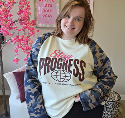 Stay Progress Sweaters (in 5 kleuren)